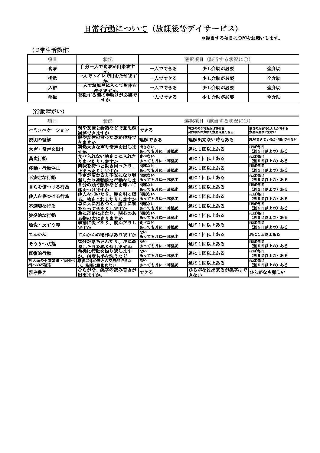 障害 福祉 サービス 受給 者 証 更新 必要 書類